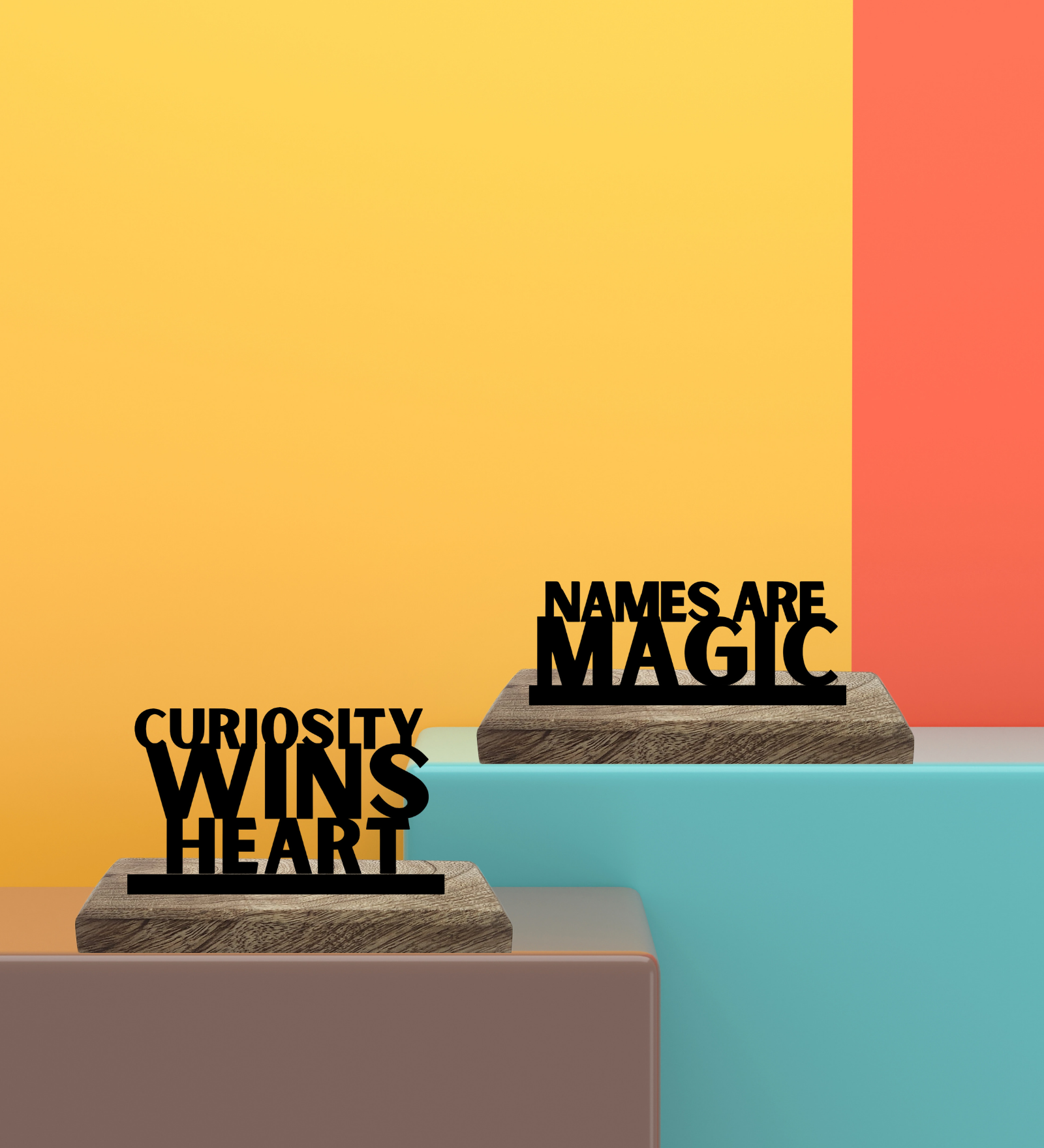 Enchant and Explore Set of 2 Table Décor