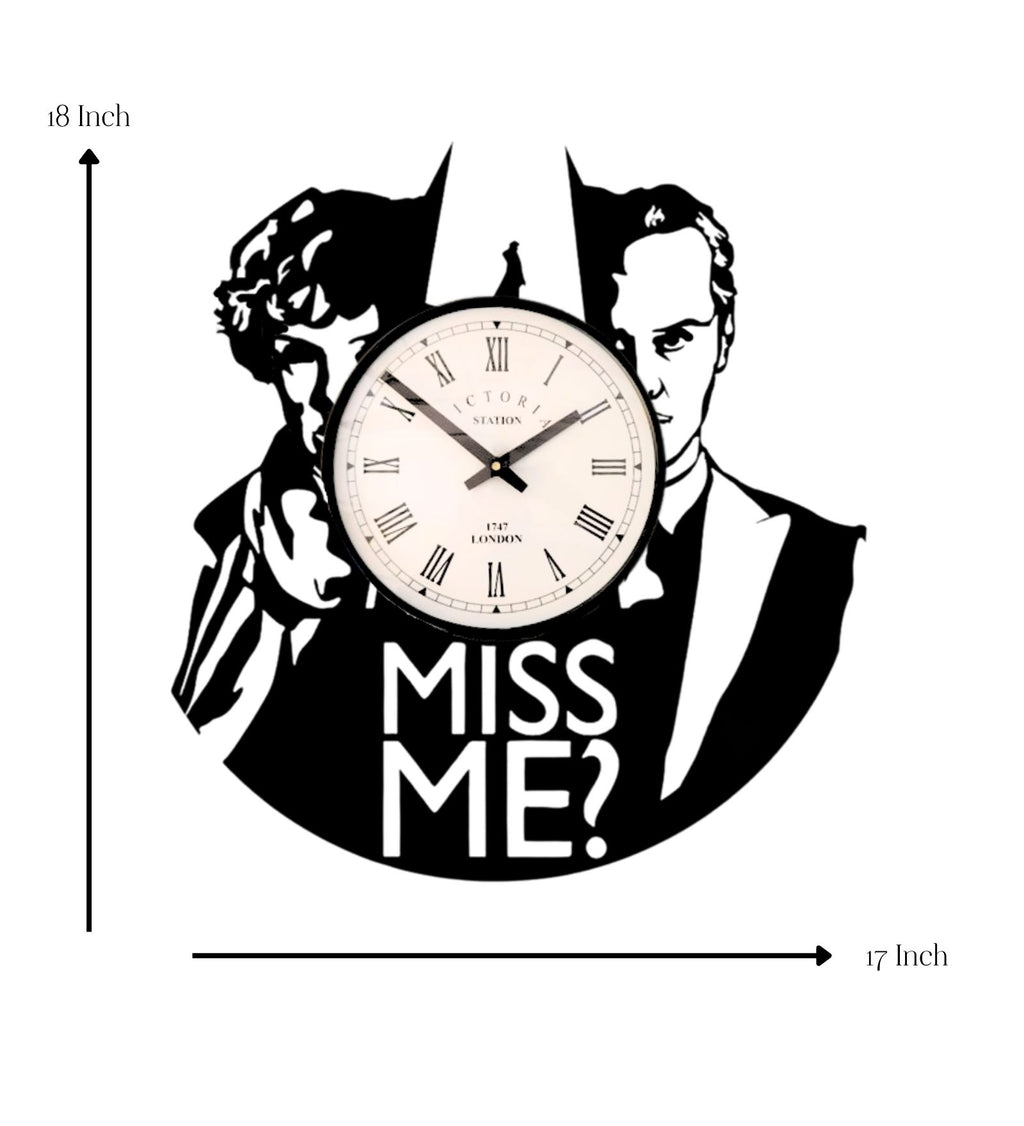 Sherlock and Moriarty Wall Clock