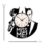 Sherlock and Moriarty Wall Clock