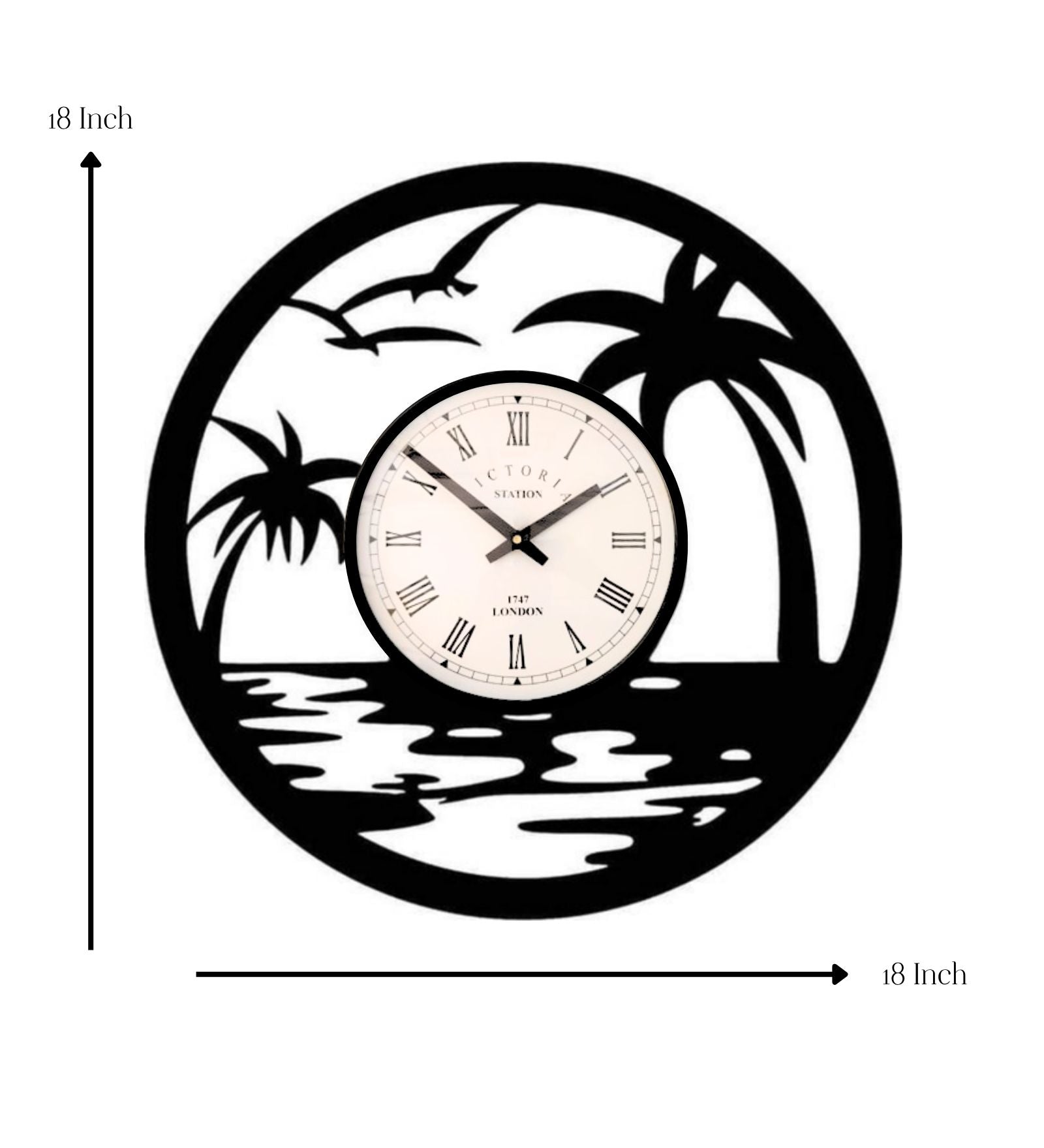 Beach Vibes Wall Clock