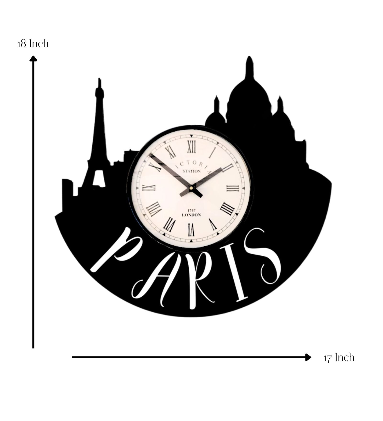 Paris Wall Clock