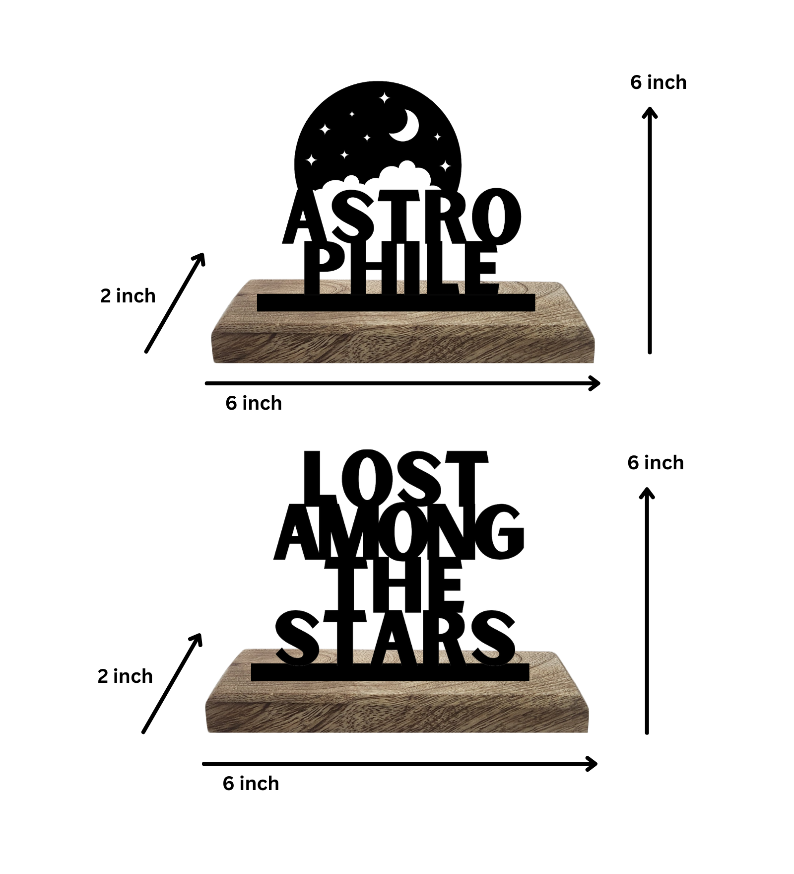 Astrophile Set of 2 Table Décor