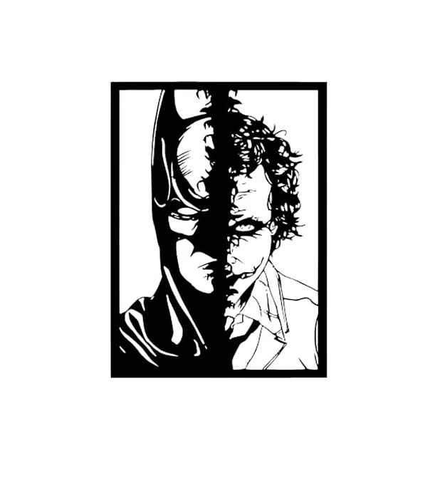 Batman and Joker DC Comics