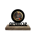 Scorpio Sun Sign Black Table Clock