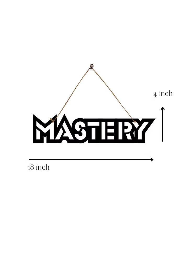 Mastery Metal Hanging