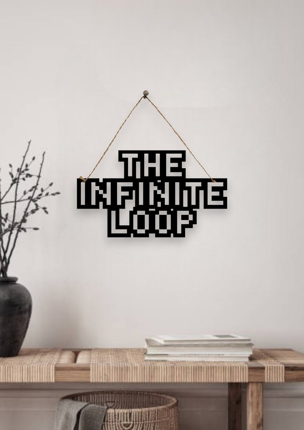 The Infinite Loop Metal Hanging