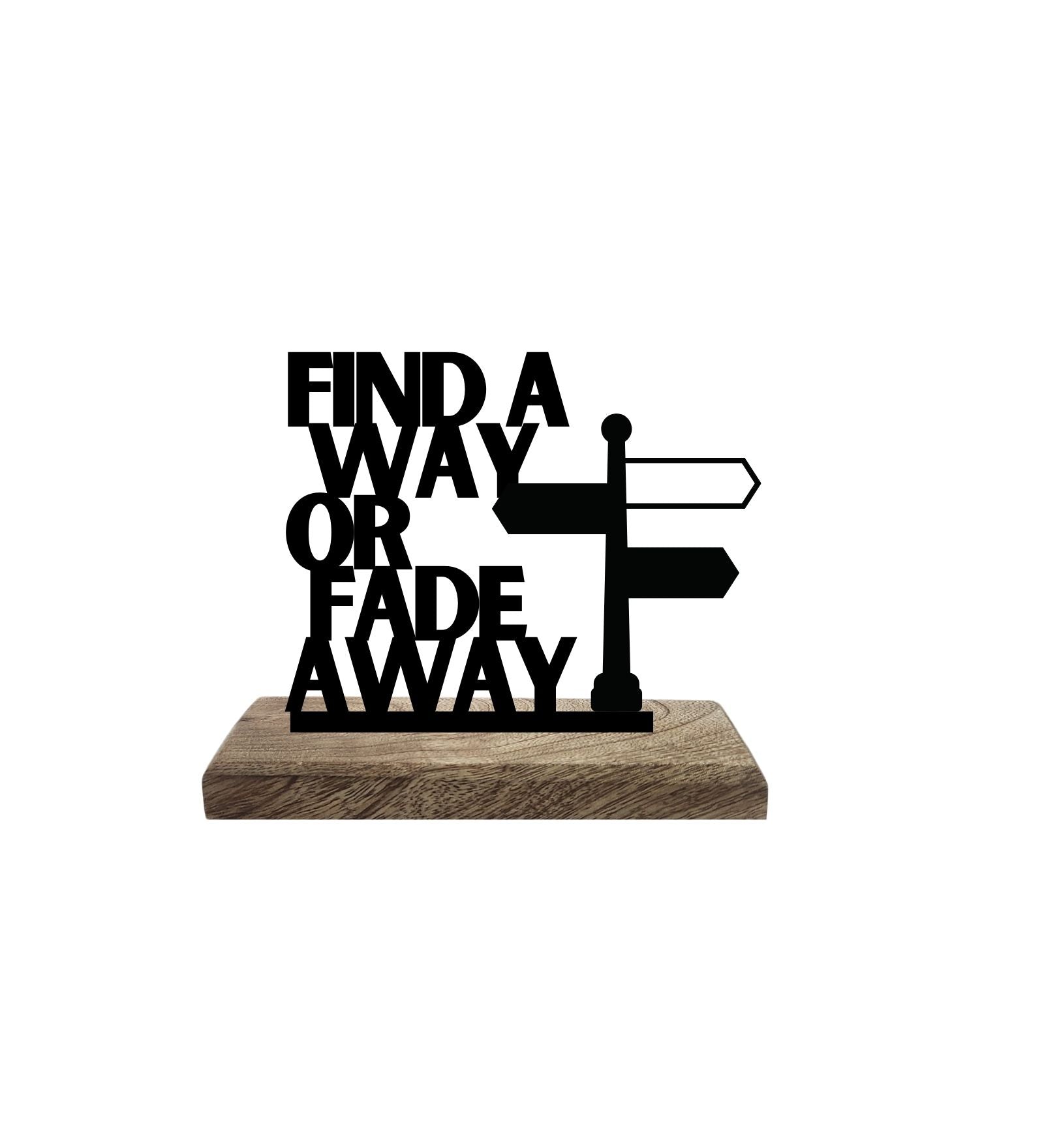 Resolve & Persistence Set of 2 Table Décor