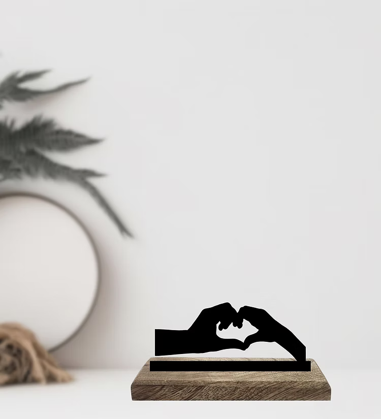 XOXO Lovebirds Set of 2 Table Décor