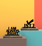 ISTJ Myers Briggs Set of 2 Table Décor