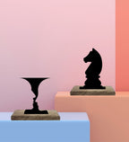 Knight's Mirage Set of 2 Table Décor