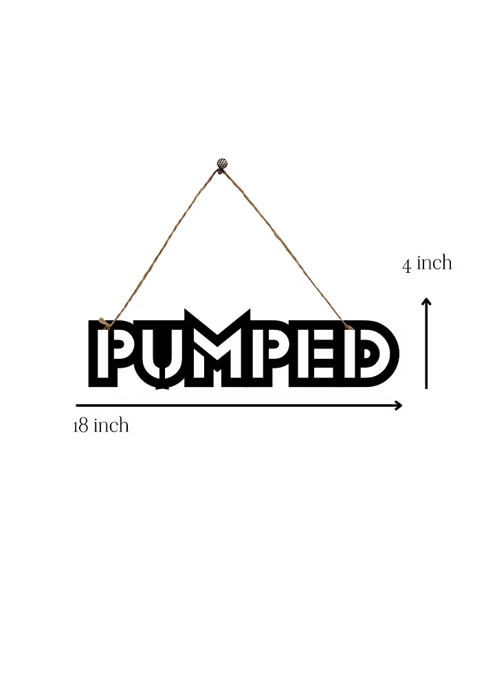 Pumped Metal Hanging