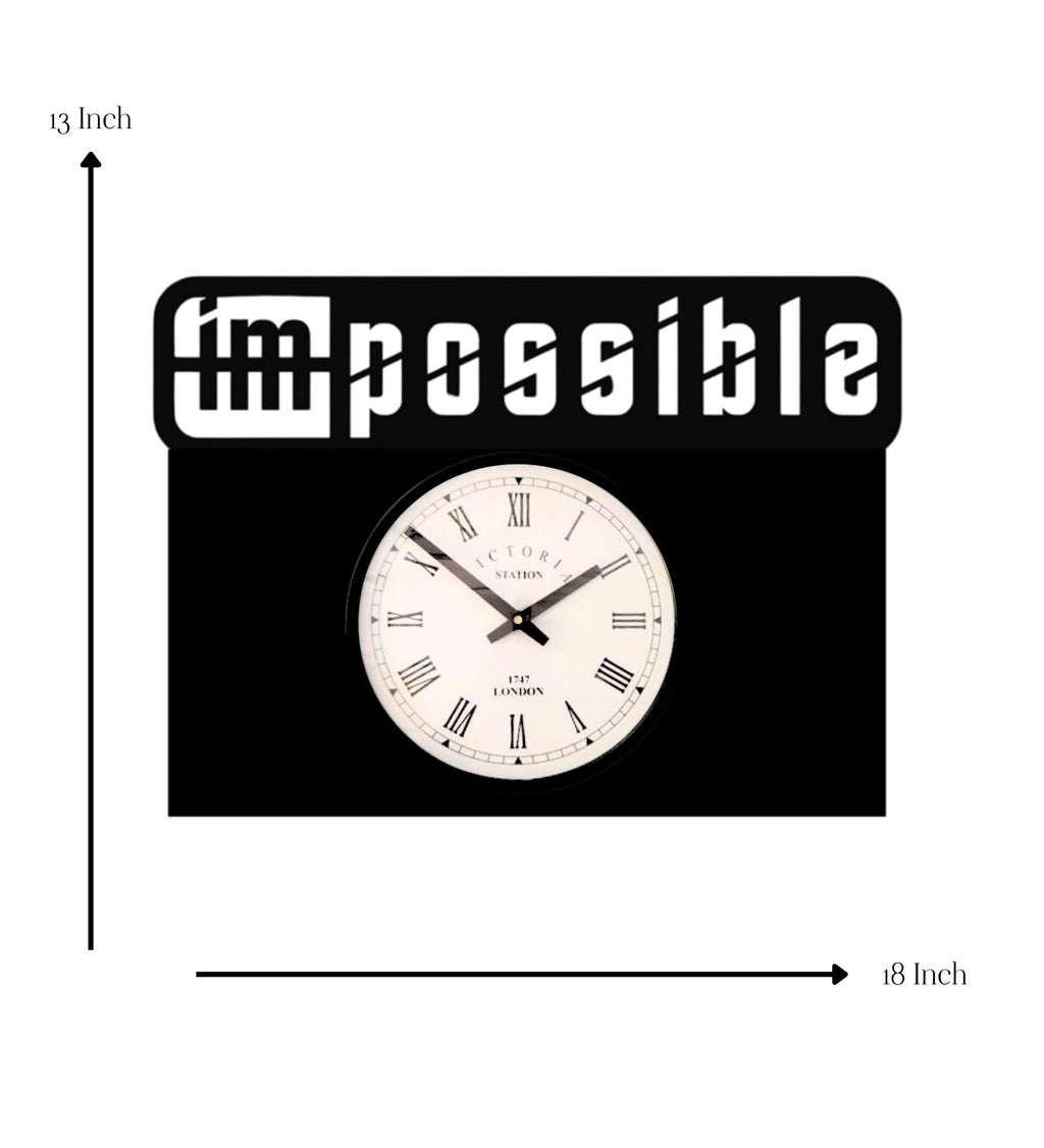 Impossible Motivation Wall Clock