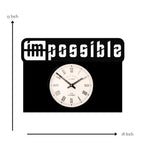 Impossible Motivation Wall Clock