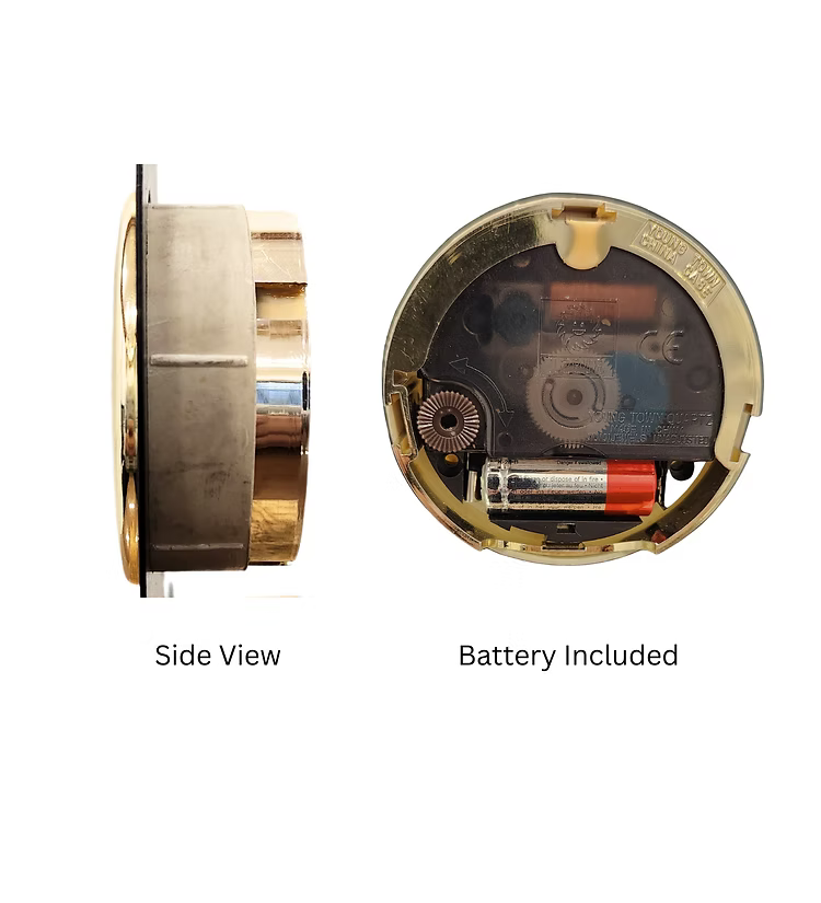 Astronaut Black Table Clock