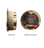 Couple embrace Black Table Clock