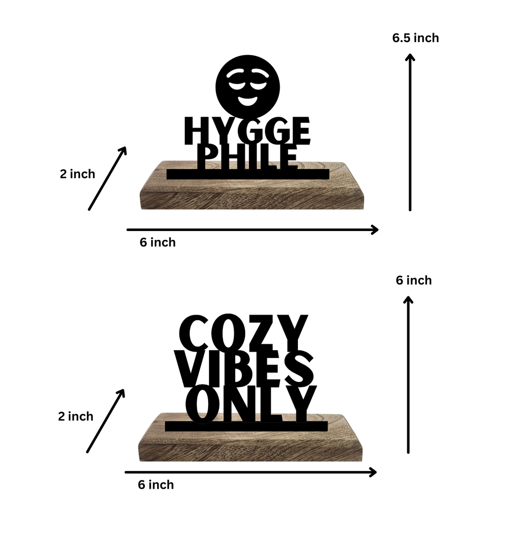 Hyggephile Set of 2 Table Décor