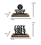 Hyggephile Set of 2 Table Décor