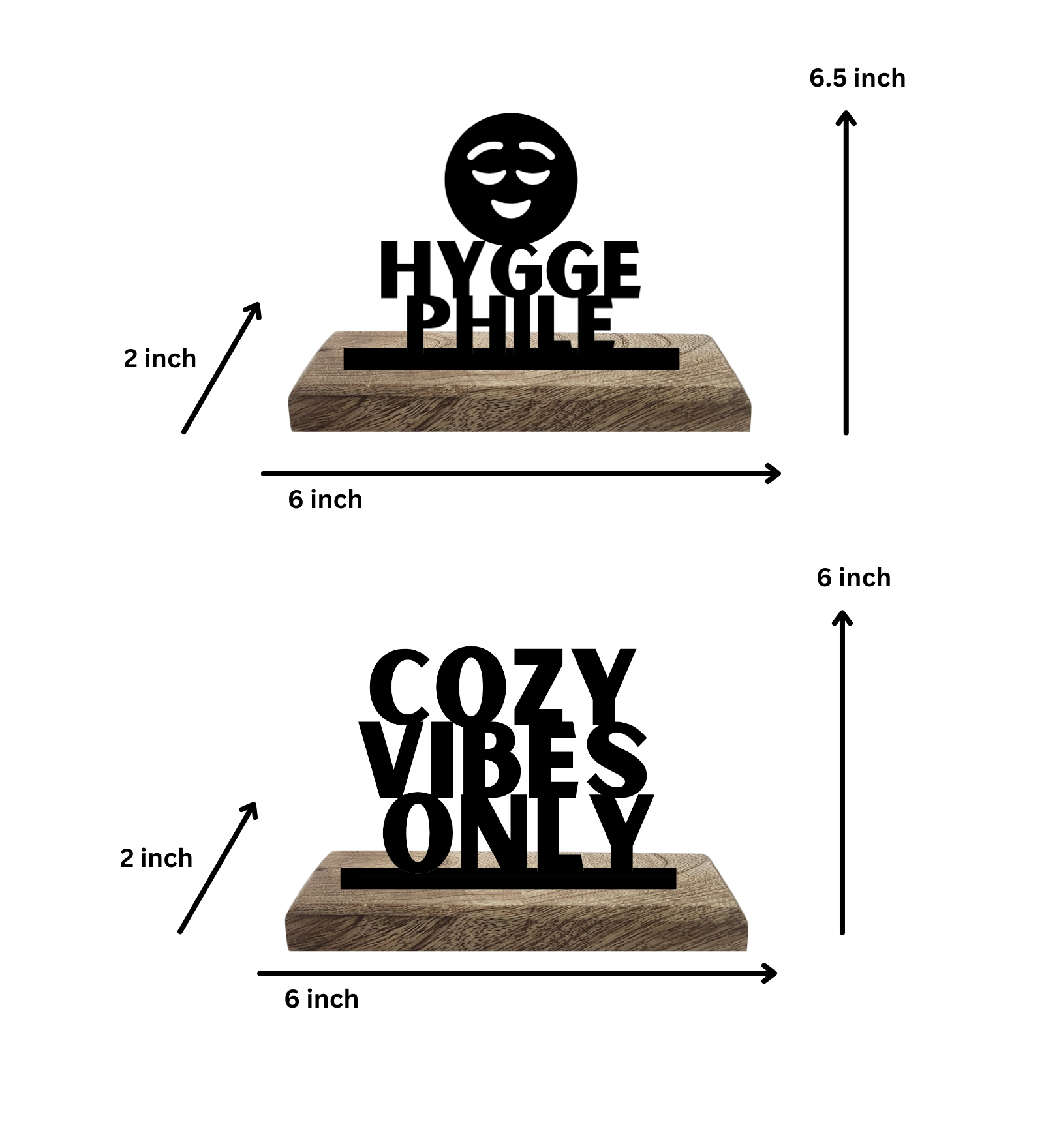 Hyggephile Set of 2 Table Décor