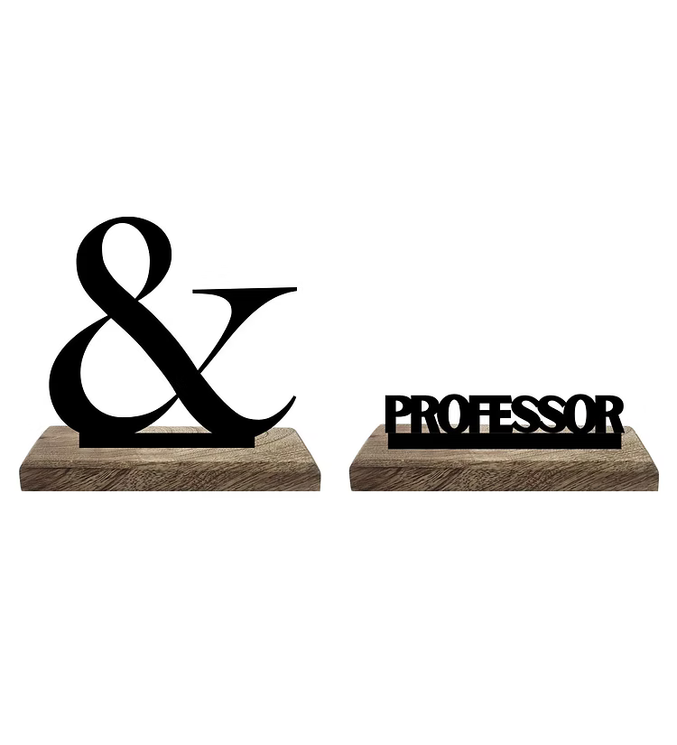 Professor Set of 2 Table Décor