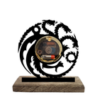 Game of Thrones Targaryen Black Table Clock