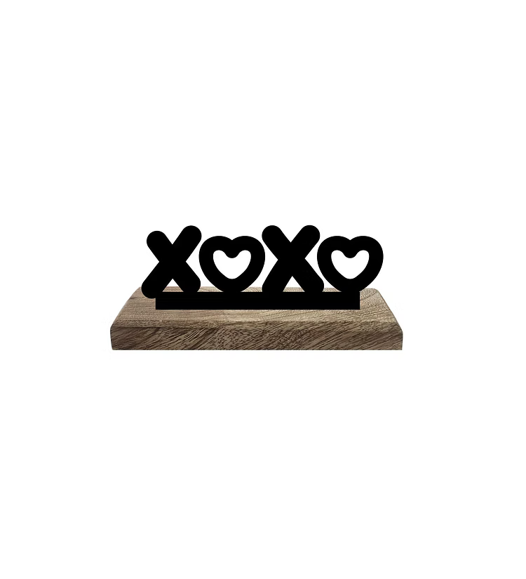 XOXO Lovebirds Set of 2 Table Décor