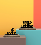 ESTP Myers Briggs Set of 2 Table Décor