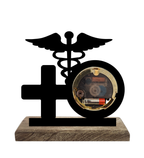 Doctor Black Table Clock