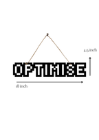 Optimise Metal Hanging