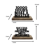 Train and Triumph Set of 2 Table Décor