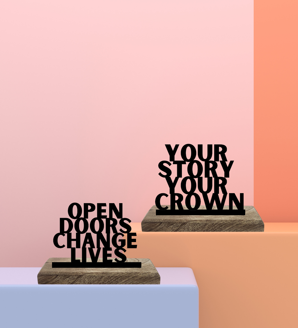 Reign and Rise Set of 2 Table Décor