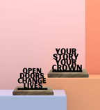 Reign and Rise Set of 2 Table Décor