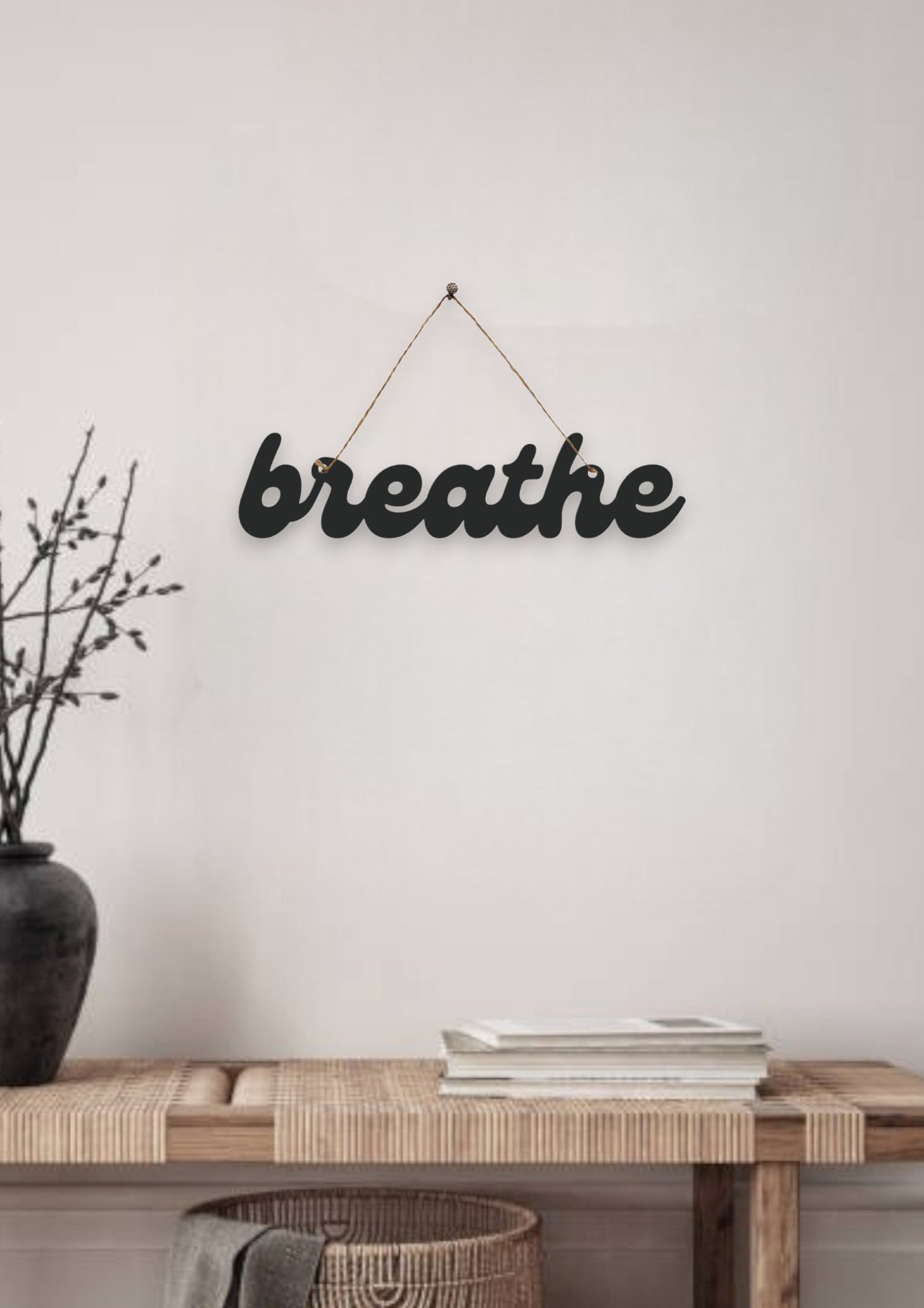 Breathe Metal Hanging