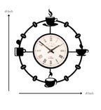 Coffee Time Wall Clock
