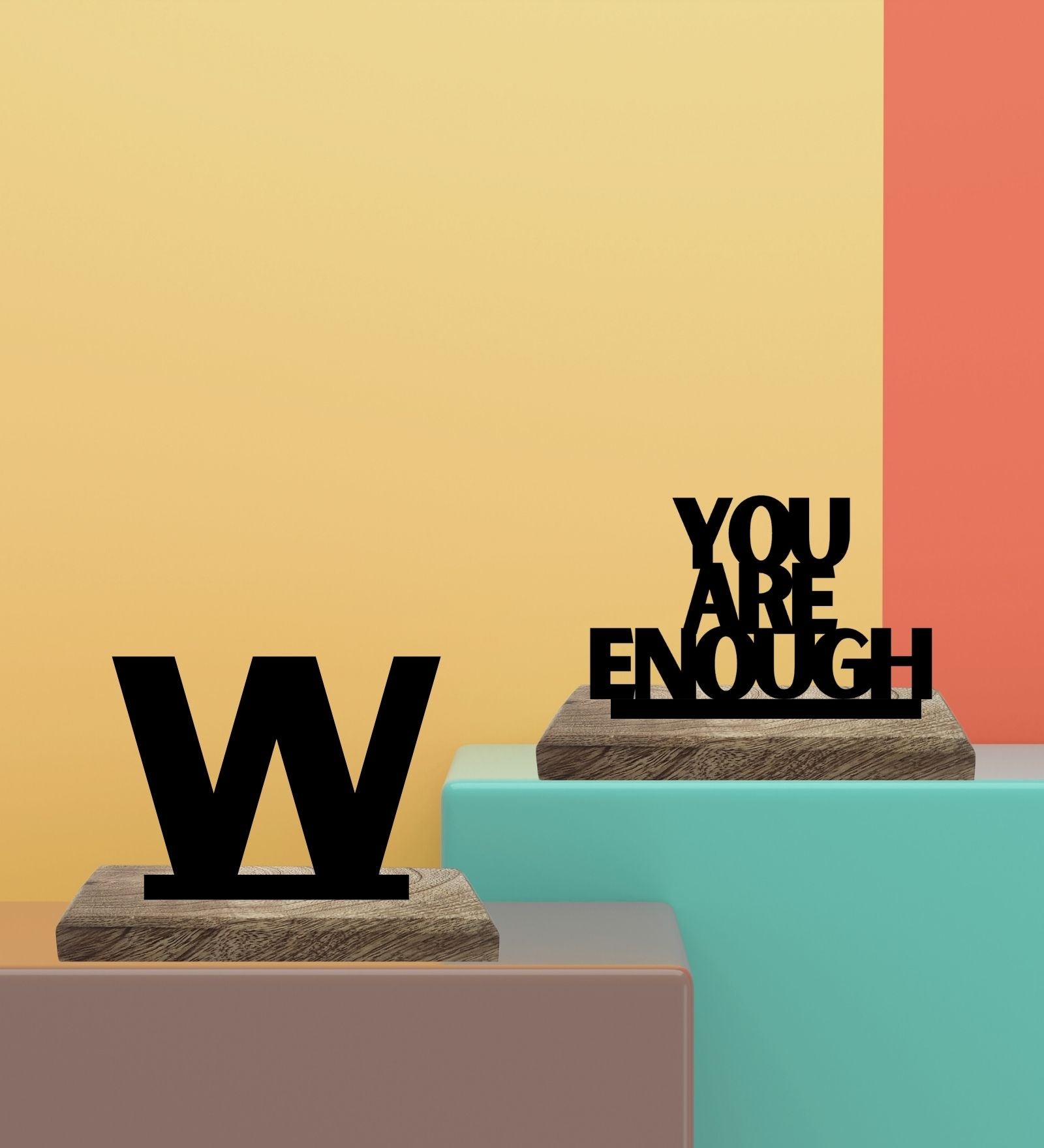 Empowerment & Enigma Set of 2 Table Décor