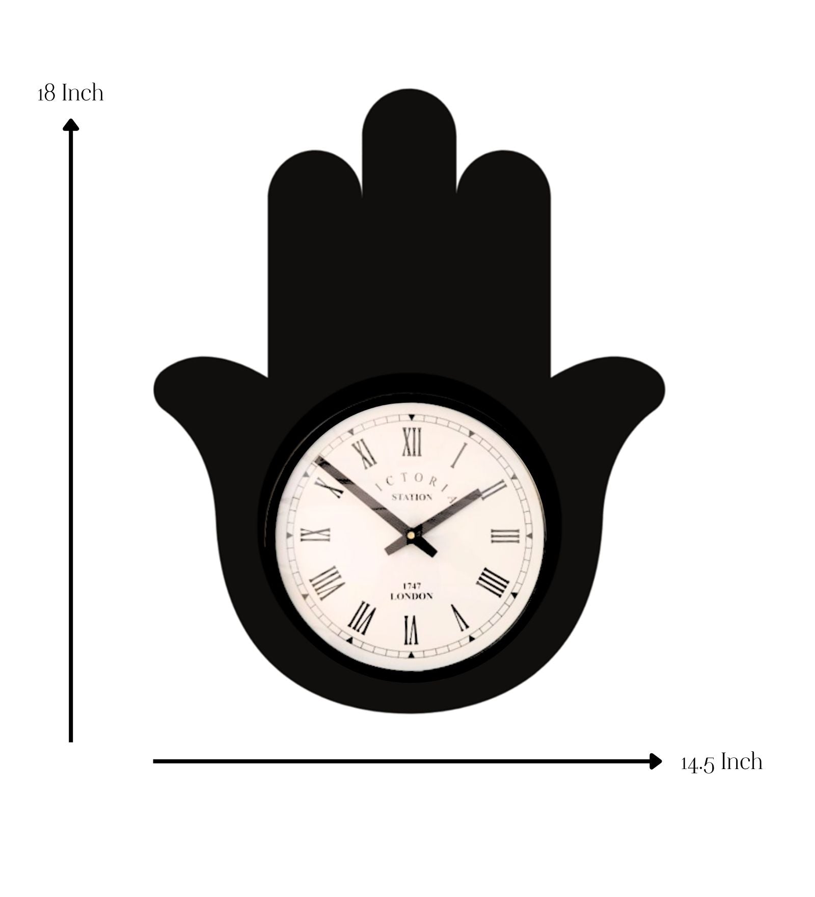 Hamsa Wall Clock