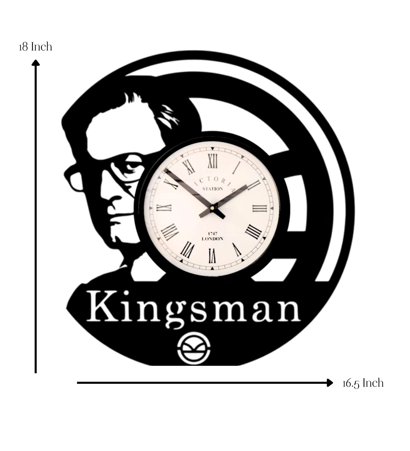 Kingsman Wall Clock