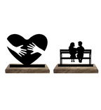 Everlasting Affection Set of 2 Table Décor
