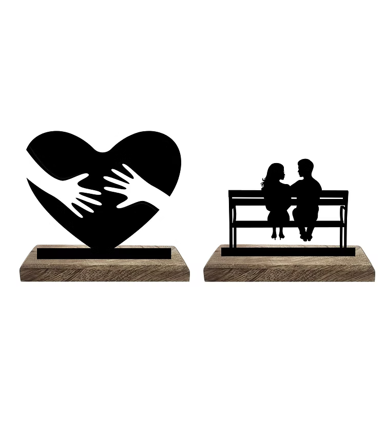 Everlasting Affection Set of 2 Table Décor
