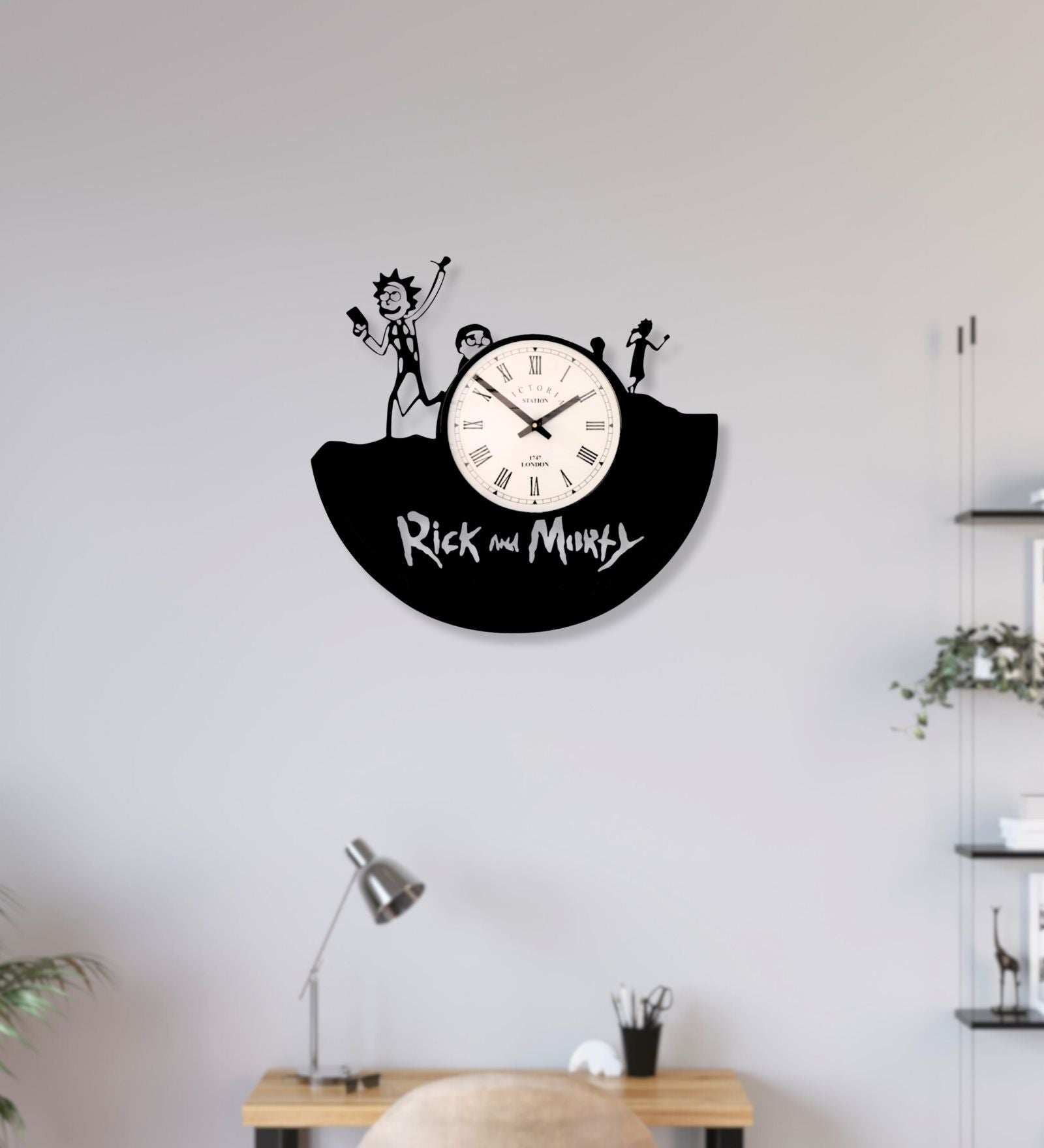 Rick and Morty Wall Clock