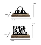 Libra Sun Sign Set of 2 Table Décor