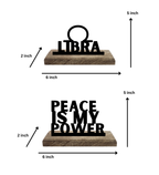 Libra Sun Sign Set of 2 Table Décor
