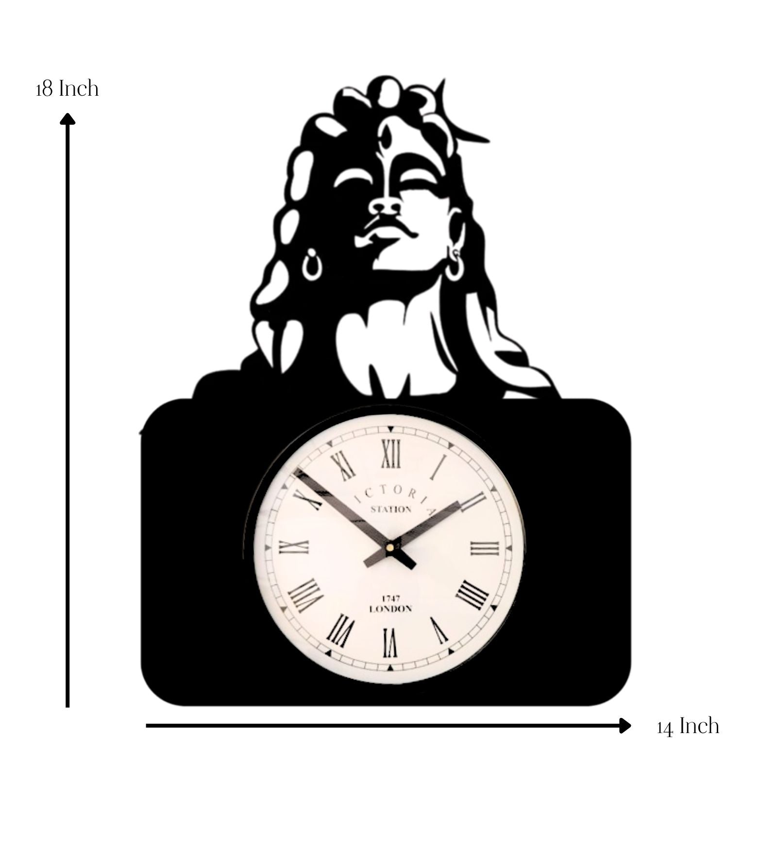 Lord Shiva Wall Clock