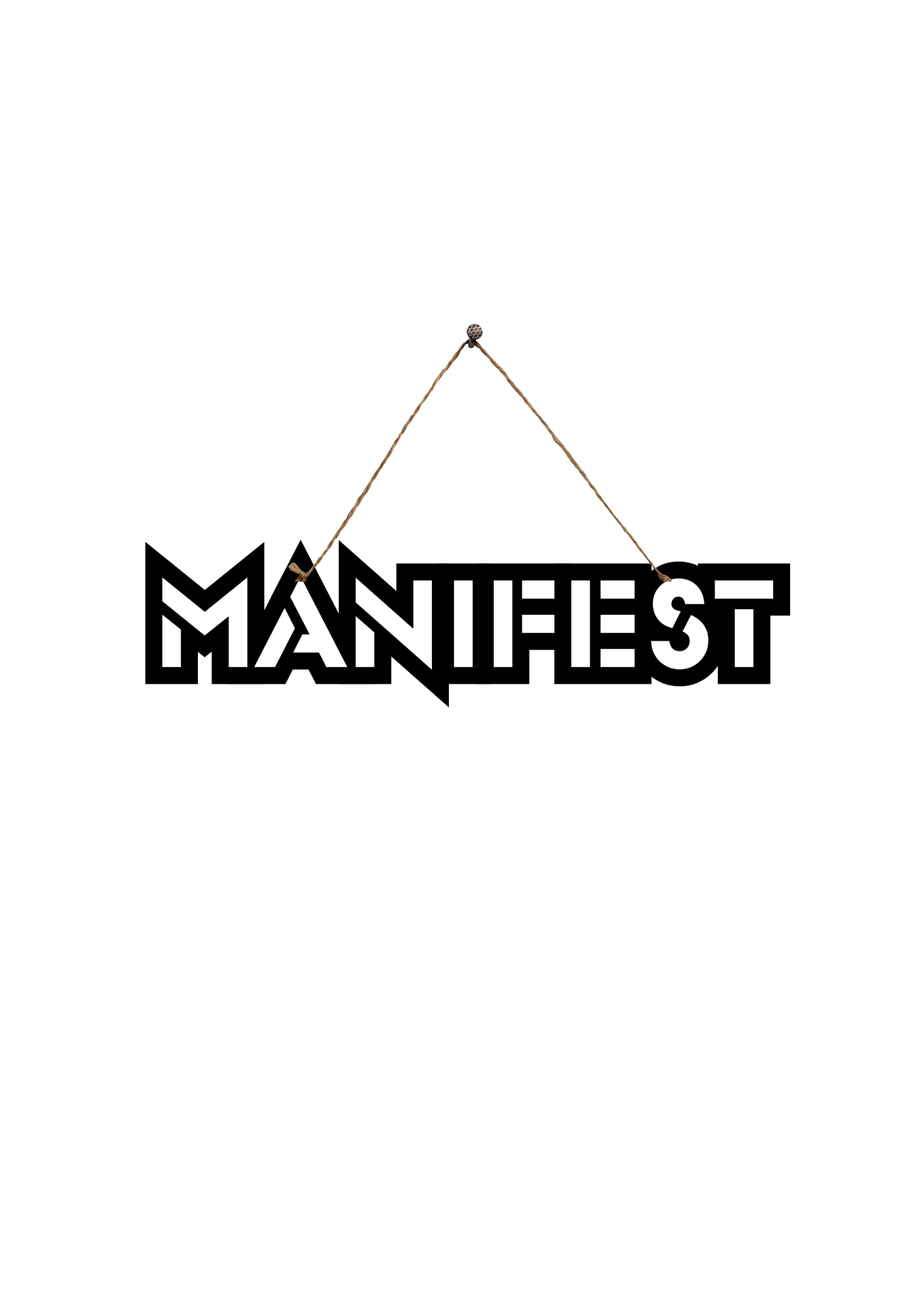 Manifest Metal Hanging