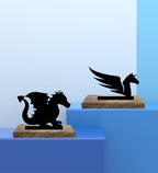 Legendary Beasts Set of 2 Table Décor