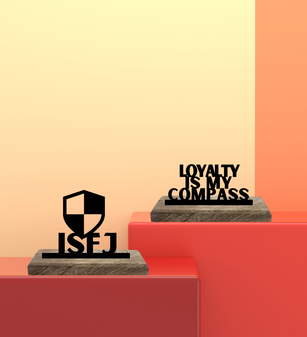 ISFJ Myers Briggs Set of 2 Table Décor