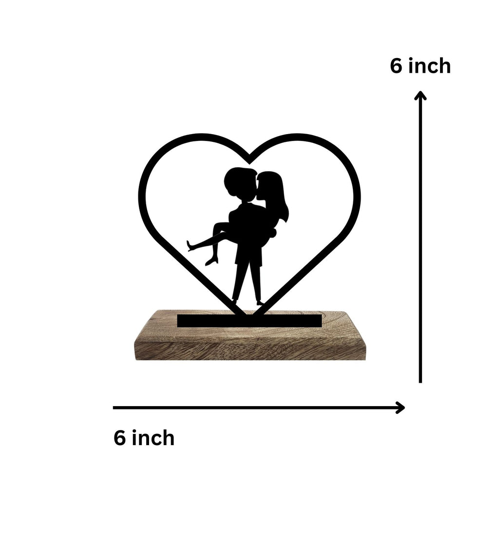 Eternal Love Set of 2 Table Décor