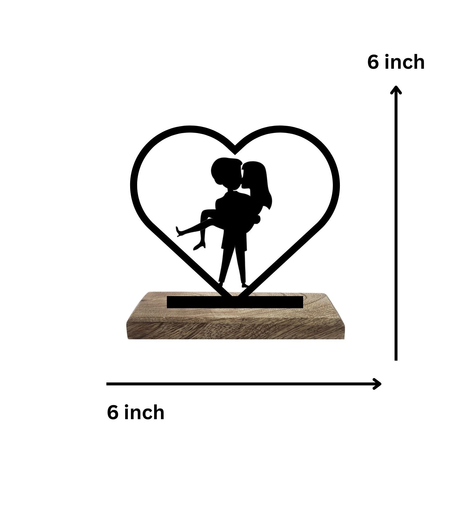 Eternal Love Set of 2 Table Décor