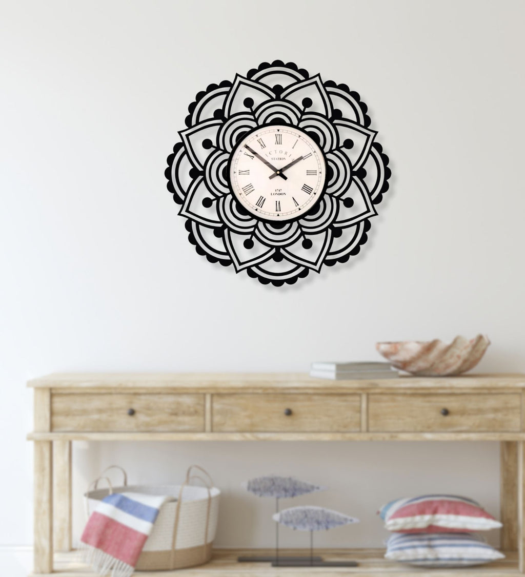 Mandala Wall Clock