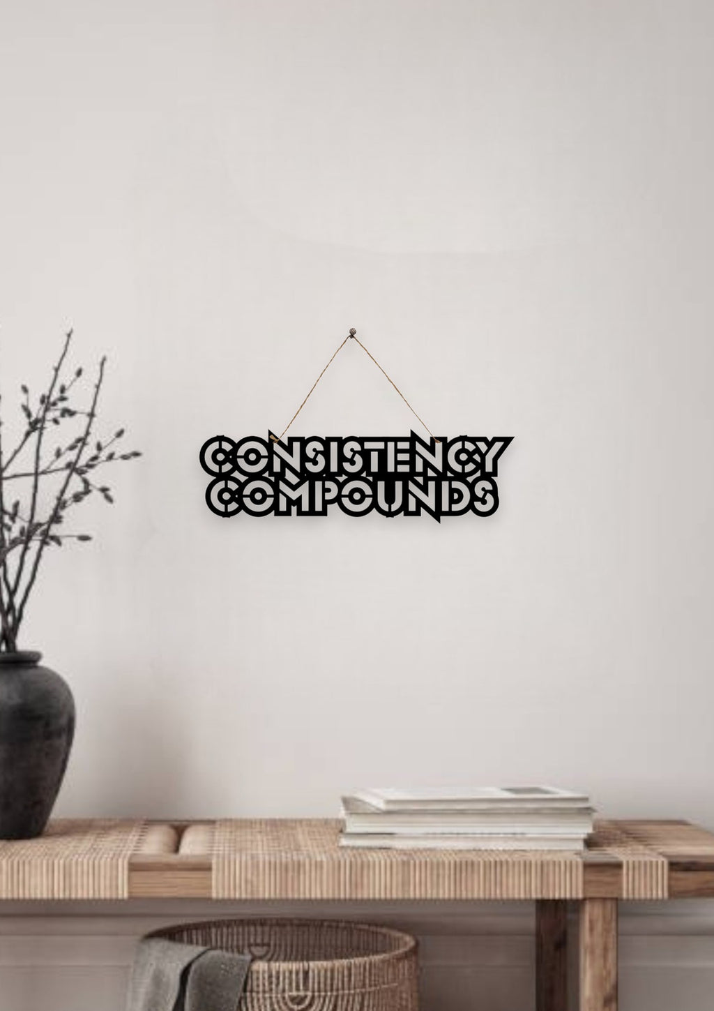 Consistency Compounds Metal Hanging