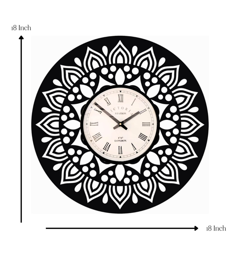 Mandala Wall Clock